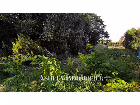 à vendre - terrain constructible rare 1 162 m2 viabilisé- n