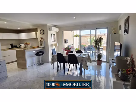 résidence de standing  68m2 + 53m2 loggia + parking privé