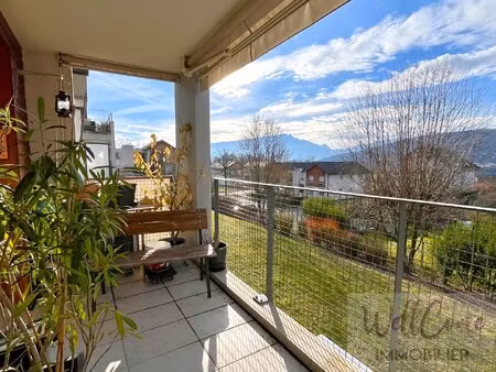 grésy sur aix appartement 3 pièces climatisé de 69m² vues dégagées avec cave  garage et...