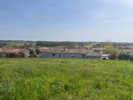 vente terrain 1353 m² montaut (40500)