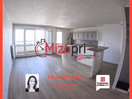 93270 sevran - appartement 2 pièces 55.02 m² - balcon- dernier étage