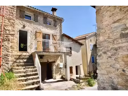 dpt alpes de haute provence (04)  à vendre proche annot - maison de village en pierres 3..