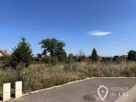 à vendre terrain constructible viabilisé à kintzheim (67600)