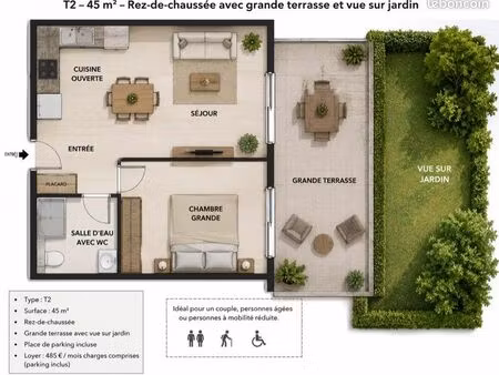 échange logement hlm – t2 de 45 m² – saint-laurent-du-var
