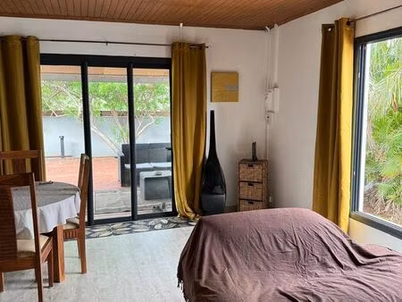 maison meublée t3 à l'étang-salé les bains