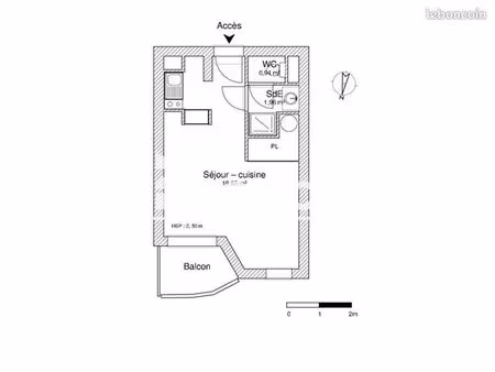 appartement 1 pièce 24 m²