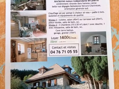 a louer maison aux adrets