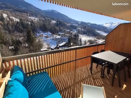 t2 bis meublé 46 m² – vue tournette – garage – location moyenne durée