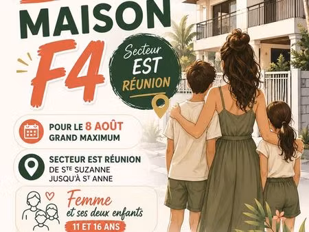 urgent cherche f4 zone est .loyer max 950