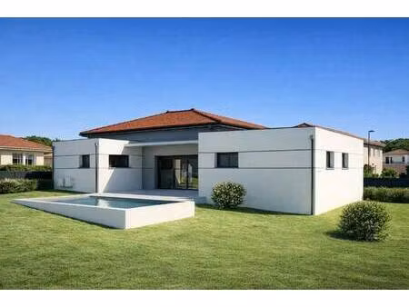 terrain avec maison neuve à vendre