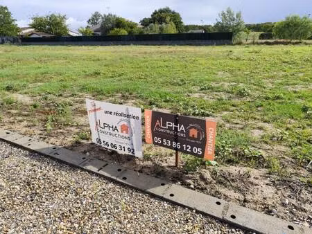 terrain constructible à vendre