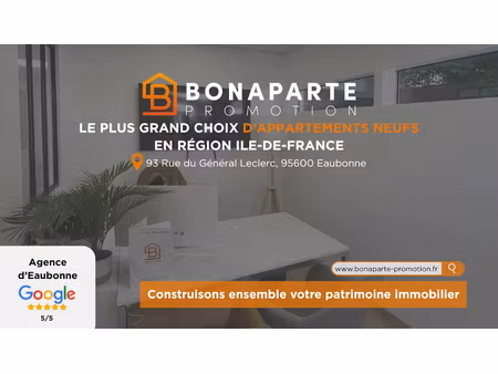 vente appartement 4 pièces 85 m² à le plessis-bouchard (95130)  369 000 €