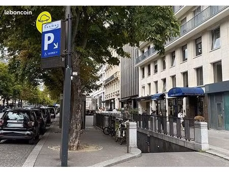 place parking saemes george v – 8ème arrondissement de paris