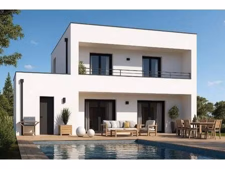 terrain avec maison neuve à vendre