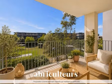 appartement t3 lumineux de 57 m² avec terrasse | bordeaux bastide / bas cenon