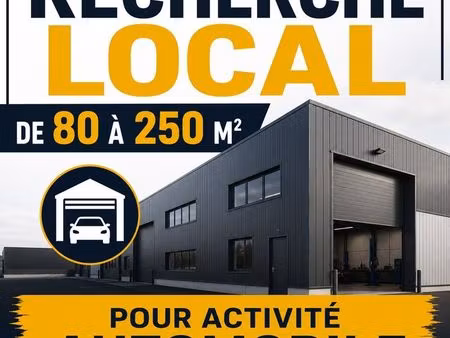 recherche local commercial / atelier sur nice