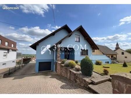 nordheim  jolie maison bi-famille de 212 m2  4/5 chambres  1 jardin  1 terrasse  2 garages