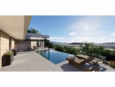 maison contemporaine avec piscine et jardin montéléger (26)