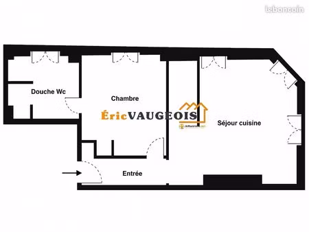 appartement 2 pièces 44 m²