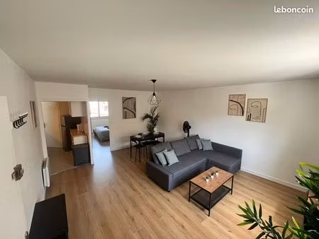t2 meublé 45m² - proximité gare