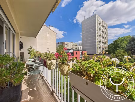 vente appartement 3 pièces 73.24 m² à paris 20ème (75020)  570 000 €