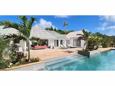 villa avec piscine en bord de mer saint-barthélemy (971)