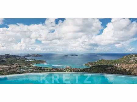 villa avec piscine en bord de mer saint-barthélemy (971)