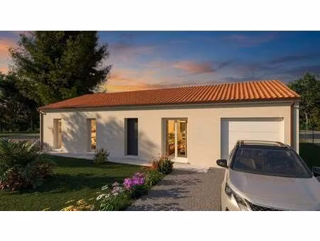 terrain avec maison neuve à vendre