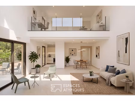 duplex avec vue sur l'estérel à 100 m de la plage