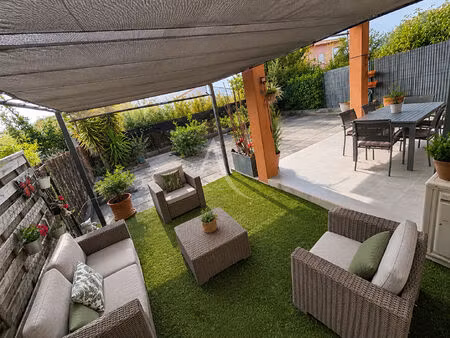 appartement - plain-pied - vauvert - 3 pièces 63.51 m² avec jardin