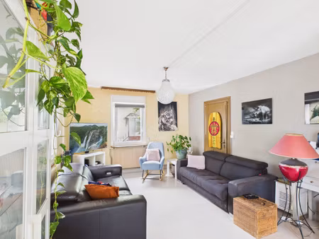maison de ville à rafraîchir avec jardin  cave et garage