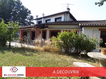 roques (31120) villa t4 avec piscine intérieure  dépendance  véranda  garage   sous sol to