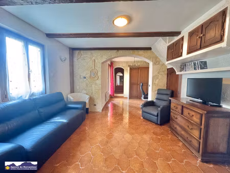 utelle - appartement 4 pièces cave et jardin
