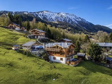 chalet individuel skis aux pieds