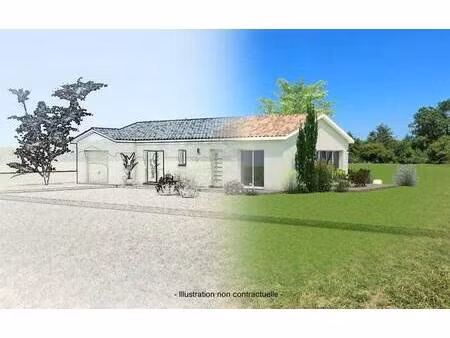 terrain avec maison neuve à vendre