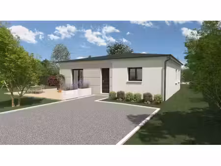 terrain avec maison neuve à vendre