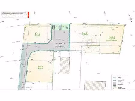 terrain constructible viabilisé à vendre
