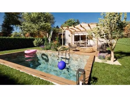 terrain avec maison neuve à vendre