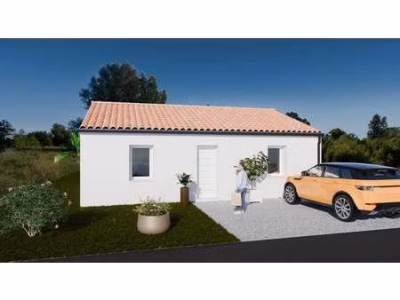 terrain avec maison neuve à vendre