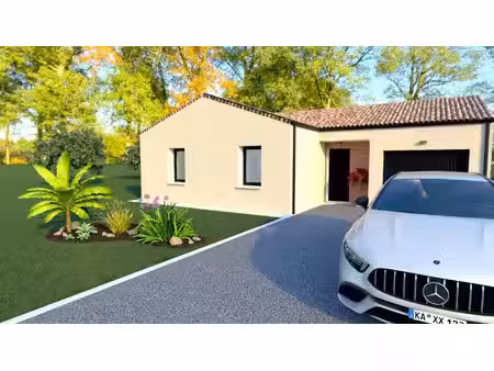terrain avec maison neuve à vendre