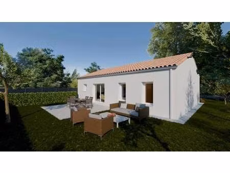 terrain avec maison neuve à vendre