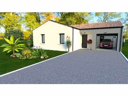 terrain avec maison neuve à vendre