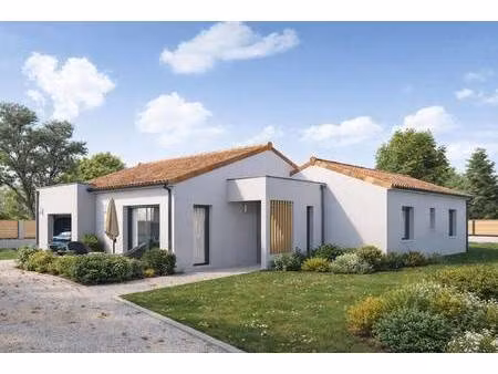 terrain avec maison neuve à vendre
