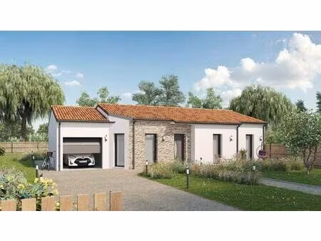 terrain avec maison neuve à vendre