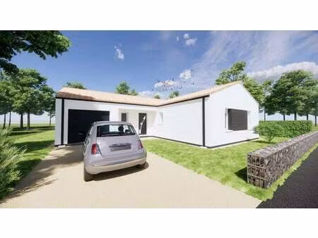 terrain avec maison neuve à vendre
