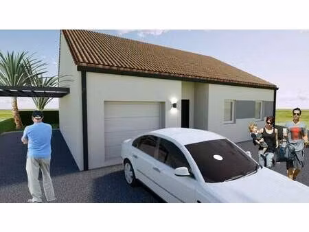 terrain avec maison neuve à vendre