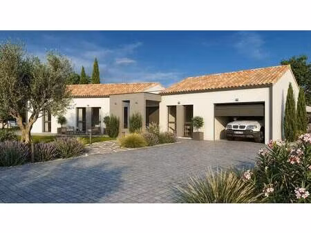 terrain avec maison neuve à vendre