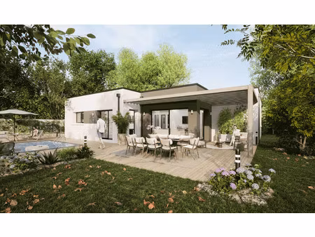 terrain avec maison neuve à vendre