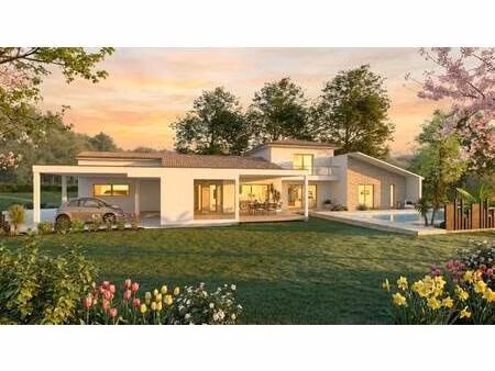 terrain avec maison neuve à vendre