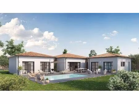 terrain avec maison neuve à vendre